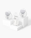 S9 Pro Bag Bundle: Double S9 Pro Pumps and Breastmilk Storage Bags Color Grey